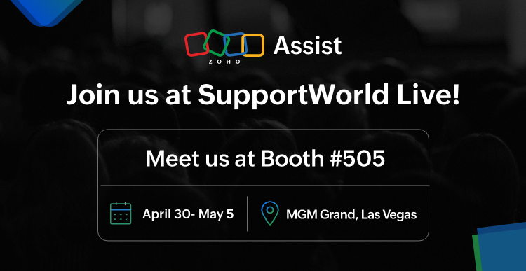 ZohoAssist's tweet photo. Zoho Assist is heading to Las Vegas! Join us and explore how you can elevate your technical support strategies. We can't wait to meet you!
👉 Visit us at booth 505.

🔗 https://t.co/FJ2l52NhhO

#SupportWorldLive #lasvegas #zohoassist #zoho #technicalsupport #remotedesktop https://t.co/O3er3B9oW0