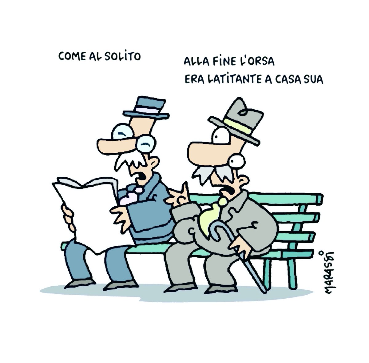 La vignetta di oggi sul Quotidiano del Sud quotidianodelsud.it #Orsa #OrsaJJ4 #OrsaCatturata #Trentino #TrentinoAltoAdige 
@riccardomarassi