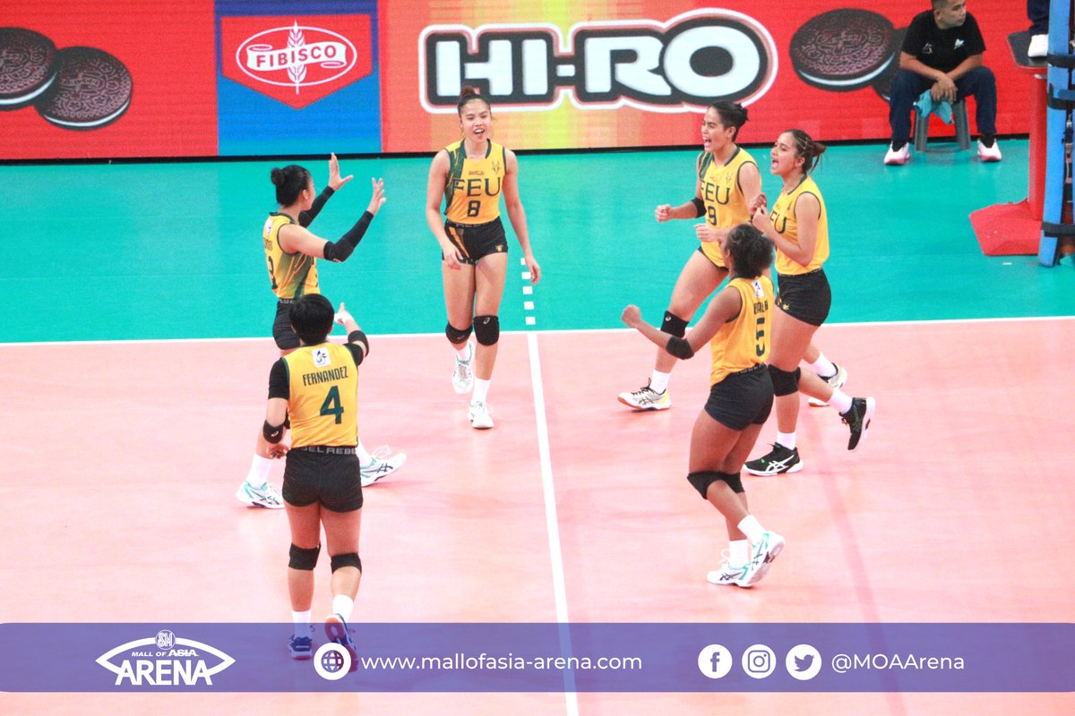 MOAArena's tweet photo. #UAAPSeason85 Women’s Volleyball

FINAL SET SCORE: FEU 25 - ATENEO 21

#RiseAsOne
#UAAPS85AtMOAArena
#ArenaSafe
#ChangingTheGameElevatingEntertainment https://t.co/1m17jjfRz1