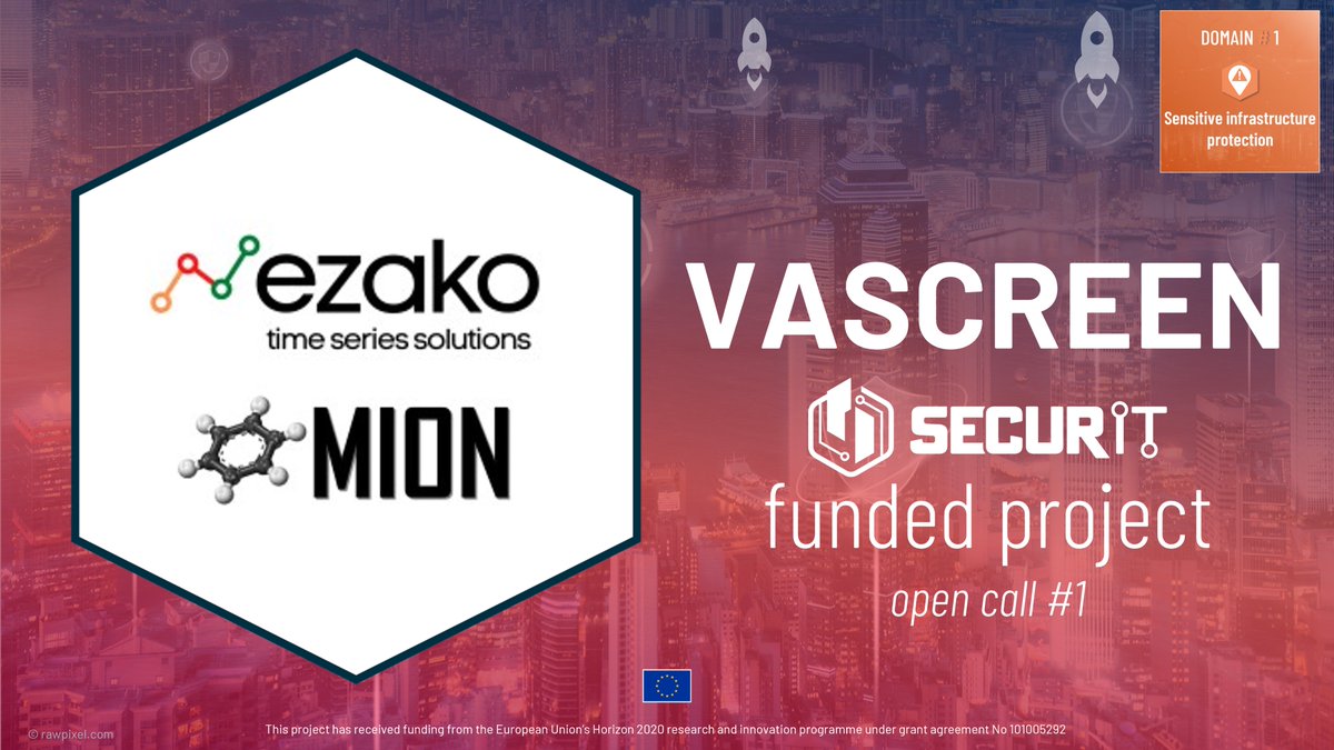 SecurIT (@securit20) on Twitter photo 🛡🚨🛅🔎SecurIT funded projects Zoom#20 on #VASCREEN🔍
🚀🇫🇷 <a href="/BigDataEzako/">Ezako</a> and 🚀🇪🇸 #MionTechnologies are developping a technology for the detection of potential threats inside luggage or other goods in checkpoints by the analysis of the vapors around.👉securit-project.eu/funded-project… 🛡🚨🛅🔎SecurIT funded projects Zoom#20 on #VASCREEN🔍
🚀🇫🇷 <a href="/BigDataEzako/">Ezako</a> and 🚀🇪🇸 #MionTechnologies are developping a technology for the detection of potential threats inside luggage or other goods in checkpoints by the analysis of the vapors around.👉securit-project.eu/funded-project…