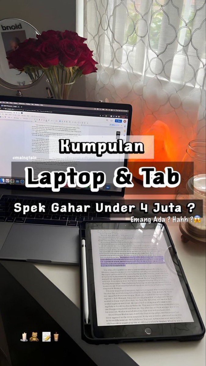 Sosmedrecehh's tweet photo. Kumpulan Laptop dan Tab spek gahar harga merakyat !

- A Thread - https://t.co/xYcDwLzKCJ