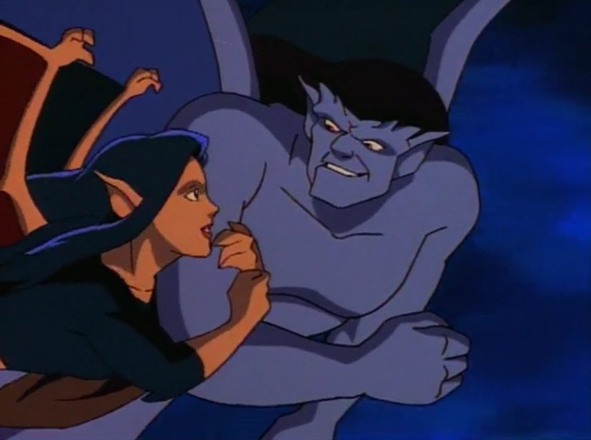 obsessedpeaches's tweet photo. The love in their eyes when they looked at each other ❤️😭
#Gargoyles #Golaith #ElisaMaza #Golisa https://t.co/RxM0BJTmXH