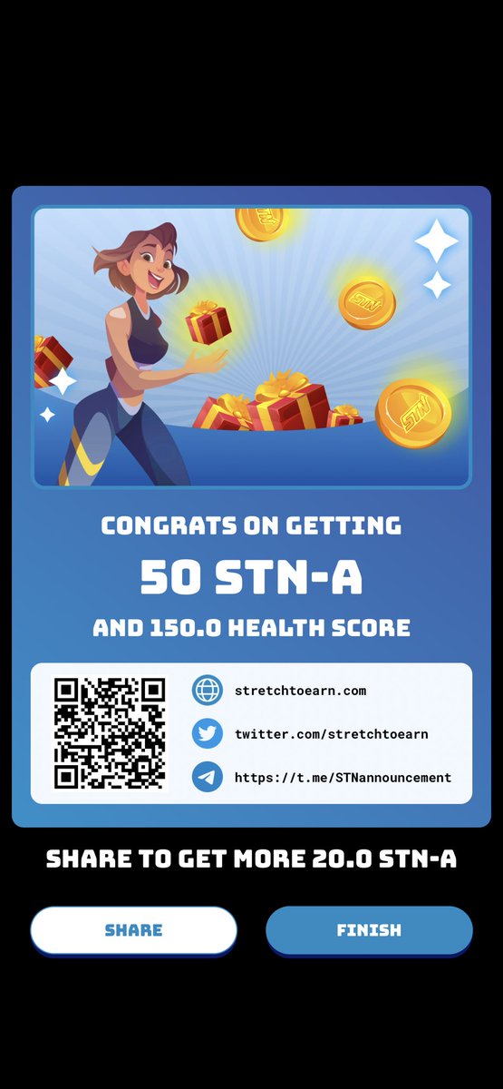 ArtNegoTW's tweet photo. Turn your movements into earnings #STN #StretchtoEarn #SBGroup @stretchtoearn everyday https://t.co/0Bah2jX9Jn