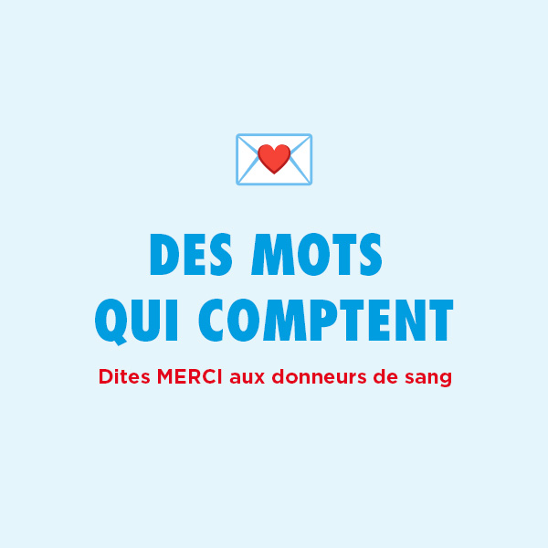 ❤️ Vous avez déjà bénéficié de transfusions ? Vous êtes engagé pour le don de sang ? C'est l'occasion ou jamais de dire MERCI aux donneurs de sang, plasma et plaquettes. 

💌 C'est simple, il suffit d'écrire votre petit mot juste ici ! ➡ enquetes.efs.sante.fr/cgi-bin/HE/SF?…