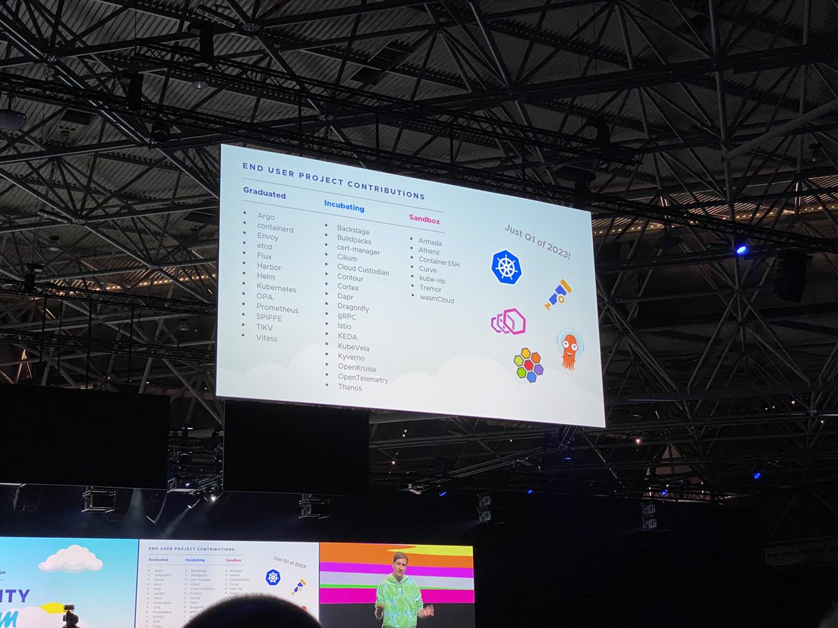 Wait no ⁦<a href="/Linkerd/">Linkerd</a>⁩ in the list of #cncf projects with end user contributions? #kubecon