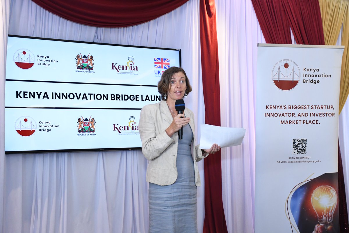 KEinnovbridge's tweet photo. " Innovation needs to be equitable and inclusive, and the #KIBPlatform is just the right place for us to meet this." - Dr. Emmeline Skimmer - FCDO, British High Commission Kenya. https://t.co/t4HaZQyQYc
