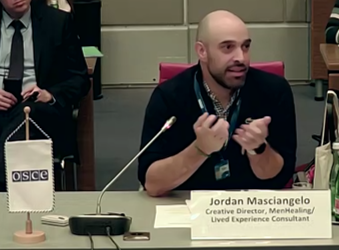 NiamhatMU's tweet photo. Jordan Masciangelo @MenHealing: #SurvivorLeaders “We need to be there so we can be that bridge” for #VictimsOfTrafficking, particularly for #MaleVictims who are not well represented or reflected.
#AllianceAgainstTraffickingConference.
📽️https://t.co/fRniy3sCbg https://t.co/1S9q6UneXG