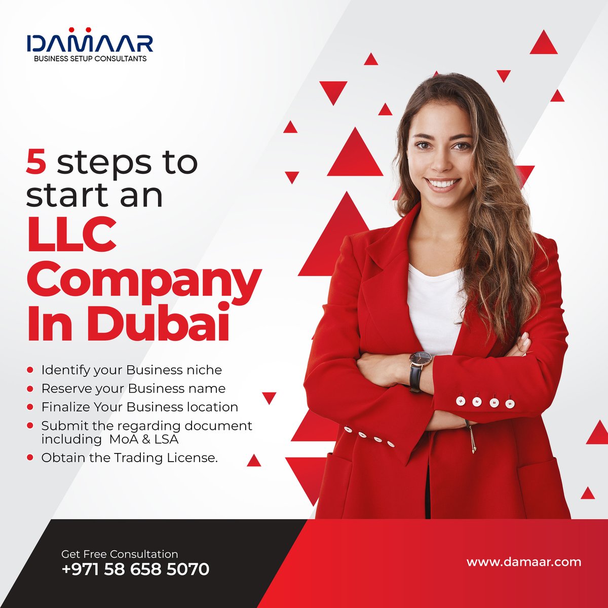 damaaruae's tweet photo. Did you know that LLC companies are the most popular entity form of business in Dubai?
Achieve your business ambitions by starting an LLC company the right way.

Get started now with Damaar Business Setup!
Get free Consultation
For more information
follow us on
#damaarconsultants https://t.co/Os3RRHu16B