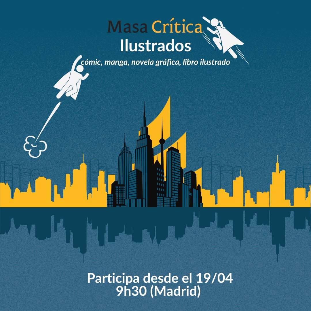 Ya puedes participar para recibir un libro a cambio de una reseña en esta edición de Masa Crítica dedicada al cómic, manga y novela gráfica 

¡No te quedes fuera!

es.babelio.com/massecritique.…