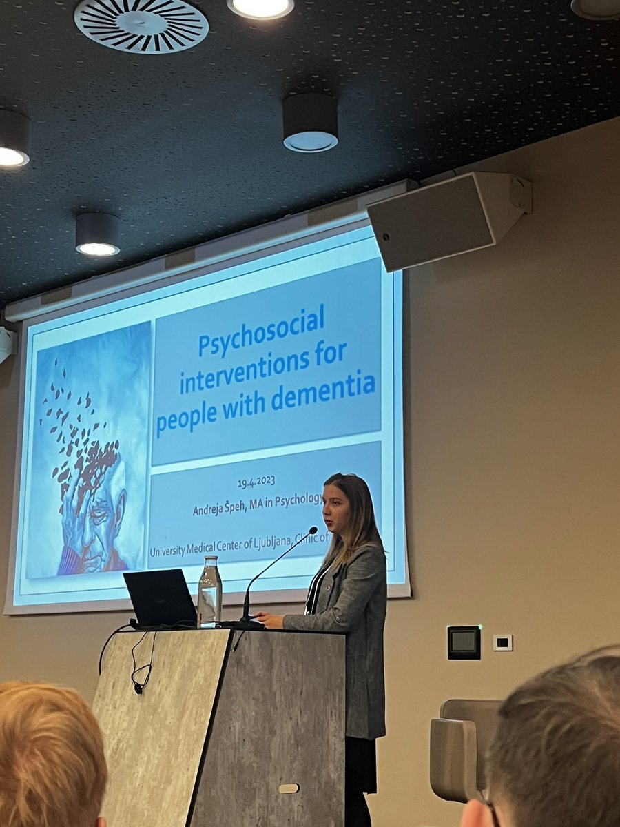 #EPSAAC23 I 🗣 Andreja Špeh is teaching us about psychosocial interventions in dementia during the 2️⃣nd day of the EPSA AC23 Symposium
<a href="/EPSA_Online/">EPSA</a>