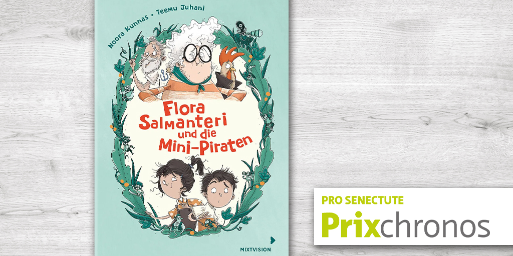 Ex Libris (@exlibris_ch) on Twitter photo Den #PrixChronos 2023 gewinnt das #Kinderbuch:
🥁 🥁 🥁
Flora Salmanteri und die Mini-Piraten 🦜
Der Preis wurde heute Vormittag von der <a href="/prosenectute/">Pro Senectute</a> übergeben. Wir gratulieren der Autorin Noora Kunnas und dem Illustrator @TeemuJuhani_ ♥️lich.
bit.ly/3oo3KAf Den #PrixChronos 2023 gewinnt das #Kinderbuch:
🥁 🥁 🥁
Flora Salmanteri und die Mini-Piraten 🦜
Der Preis wurde heute Vormittag von der <a href="/prosenectute/">Pro Senectute</a> übergeben. Wir gratulieren der Autorin Noora Kunnas und dem Illustrator @TeemuJuhani_ ♥️lich.
bit.ly/3oo3KAf
