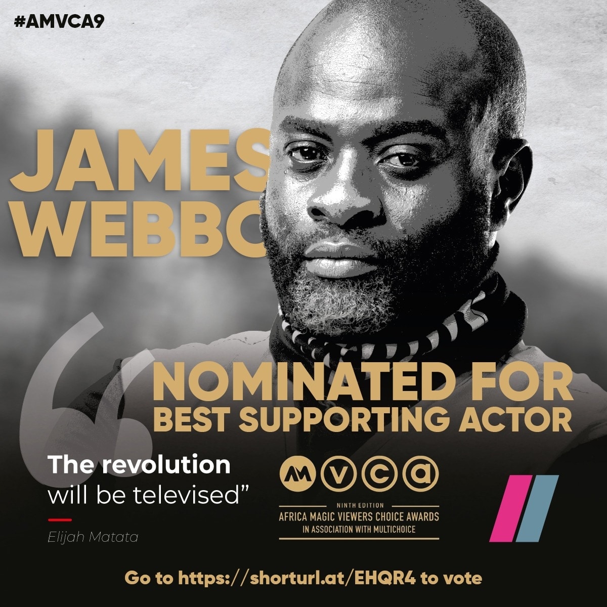 Masterwebbo's tweet photo. I wish to thank God, @ShowmaxKenya , @kibandapictures for the opportunity to be part of #county49 and @africamagictv for the well deserved nomination.I now seek for votes..Click on the link
Best supporting Actor
James webbo, register and vote 100times
https://t.co/lKo9XGJ8V8 https://t.co/PcGOhCIIPW