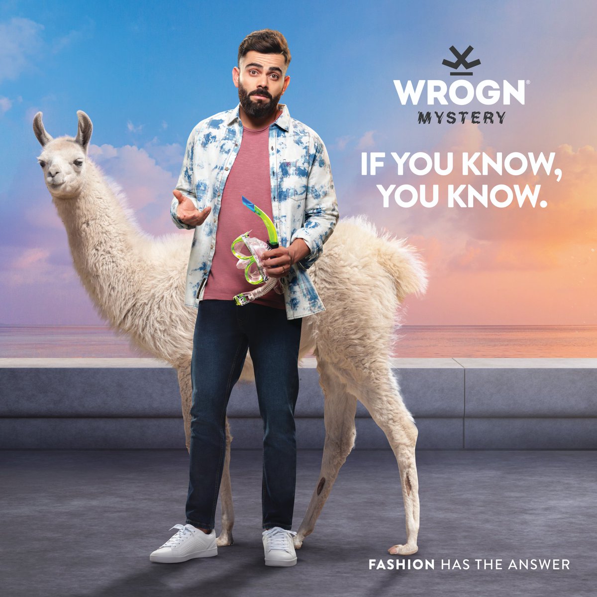 imVkohli's tweet photo. As puzzling as the furrowed brow. 

Click here for more! https://t.co/v0NhOPrTjB 

#WrognMystery #WrognIYKYK #StayMad #StayWrogn #ad 

@StayWrogn @myntra https://t.co/2dI3WqbNOT