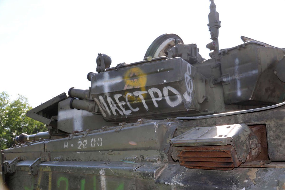 Oleksandr Chumak 🇺🇦 on Twitter "Russian T90A tank from Ukraine parked