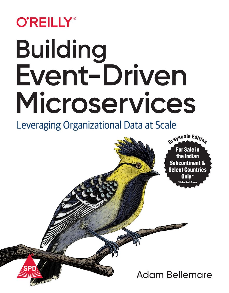 shroffpub's tweet photo. Building Event-Driven Microservices : Leveraging Organizational Data at Scale
by @AdamBellemare @OReillyMedia
https://t.co/ajZwiWrkOI
@TCS @CapgeminiIndia @AccentureJobsIN @tech_mahindra @WiproCareers #microservices #data #eventdriven #datascale #oreillymedia #shroffpublishers https://t.co/xzg4hW1YG7