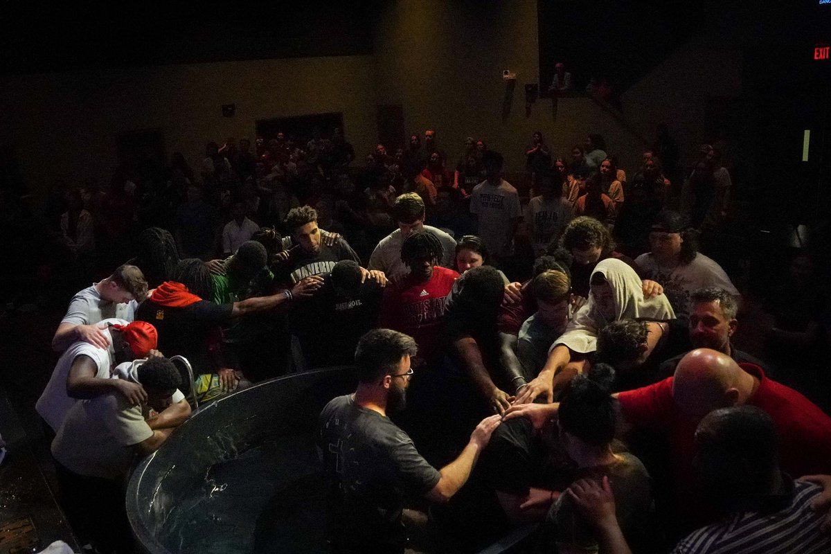 GorillasFB's tweet photo. Congrats to 4 of our players and our videographer on getting baptized tonight‼️ https://t.co/M9Ukdz8R4y