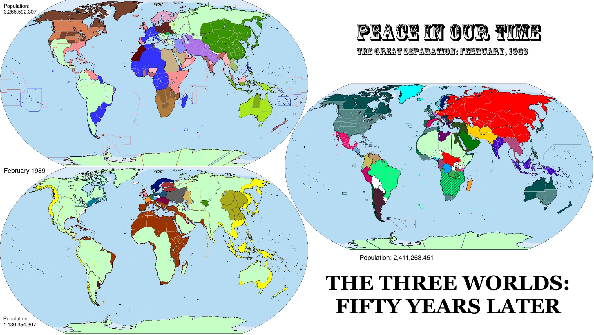 Outline of the Post-War New World Map - Alternate Timelines Group