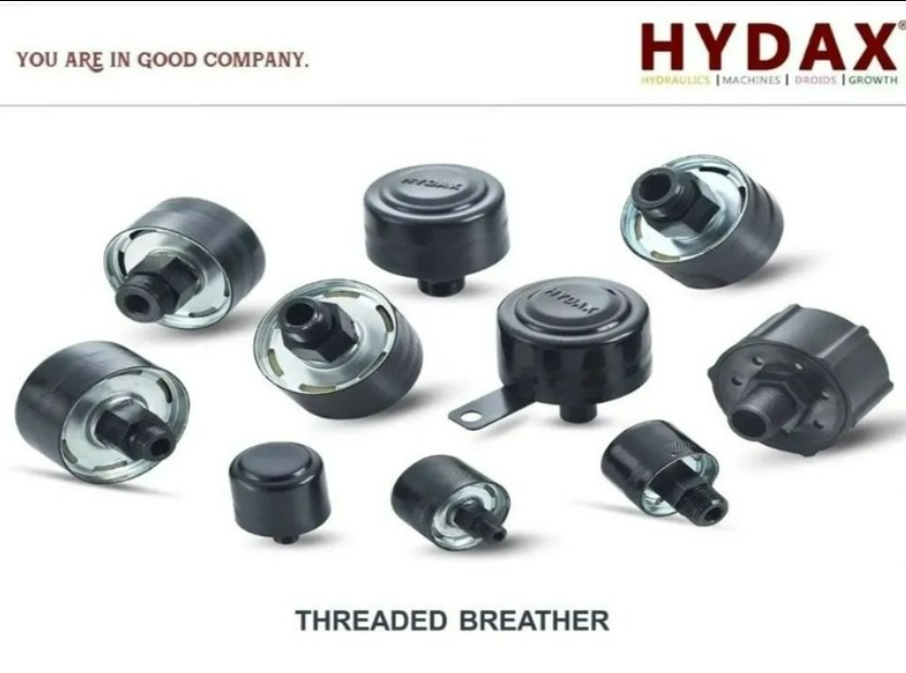 THREADED BREATHER
(MODEL:BT)

#hydaxhydraulics #hydaxthreadedbreather
#hydaxindia #hydaxtb
#hydraulicaccessories
#hydraulic #product
#VocalForLocal #Makeinindia
#sales #manufacturing