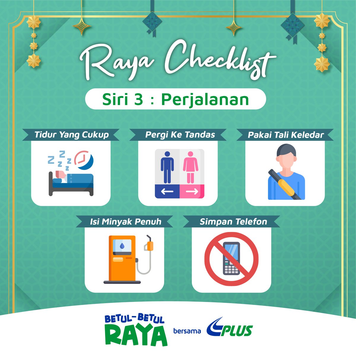 plus2u's tweet photo. Oooh oooh balik kampung~
Semoga perjalanan anda selamat, senang dan selesa sempena Hari Raya Aidilfitri ini.
Pandu berhati-hati, jangan kalut, hah barulah Betul Betul Raya!
#BetulBetulRaya
#PLUSMiles
#PLUS_Comfort https://t.co/SvTVcNPT4p