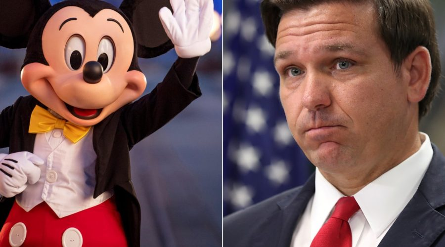 EvenPoliticsCo's tweet photo. #DeSantis’s Fight with #Disney Reveals How Dangerous He Is

Republicans pledged to defend “governance in a republic” and oppose “special deals” for companies like Disney during a news conference on Monday. They also denounced https://t.co/hMWzVMaIPW