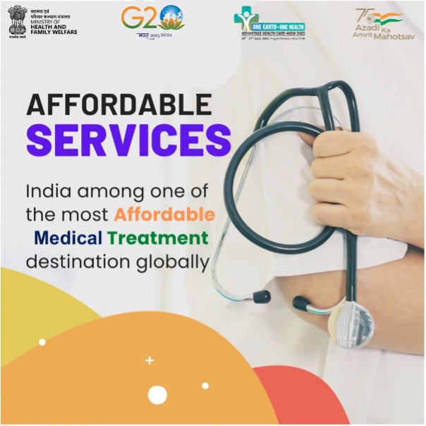 Experience world-class healthcare and wellness services at affordable costs.

Welcoming the world to come #HealinIndia.

To know more visit ahcindia.in

#AHCI #G20India #MedicalTourism
<a href="/PMOIndia/">PMO India</a> <a href="/g20org/">G20 South Africa</a>