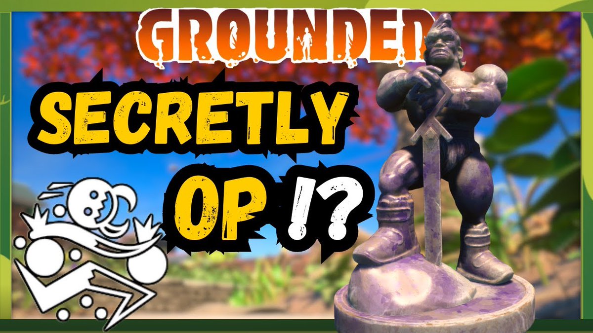 That1Guy4Never's tweet photo. I'll show you how to quickly and  easily find the 7 new statues released with the 1.2 update, which are tightly linked to THE MOST OP mutation in the game right now, Rascal Rogue!

#grounded, #grounded2023, #groundedthegame, #groundedgameplay, #groundedupdate https://t.co/qe2HWHb44c