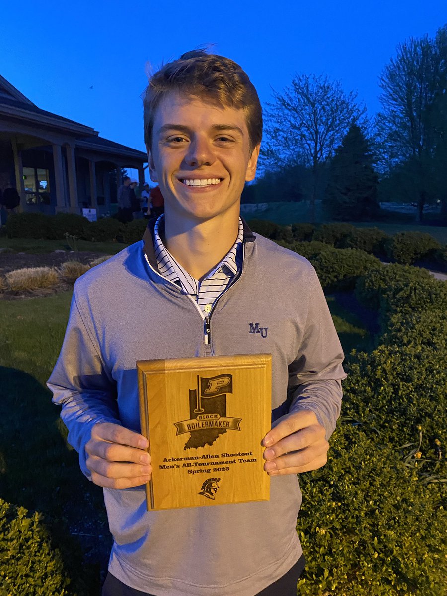 Huge Congrats to Sam Slaughter for making all tourney team.  Final Round -3 69!