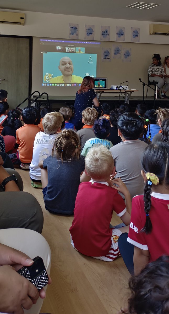devikadatta15's tweet photo. Thank you for such a beautiful reading session today, @ali_ezzeddine_
The story of Wahid was so inspiring and the illustrations were beautiful too. Amalgamation of Arabic, French and English never sounded so magical.
@ZitaJoyce2 #Litfest23 #multilingualism #SISlearns https://t.co/Tf2zSfjwt8