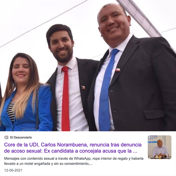 CataValdesCL's tweet photo. El 2021, Fernando Perez me ofreció trabajar en su reelección a concejal. Estábamos en mi casa revisando material de su campaña, me llevó a mi pieza sin saber que ahí abusaría de mi justificando que yo lo provoqué. Misma técnica  que su par CORE de la UDI Carlos Norambuena. https://t.co/LFtpE6irOt