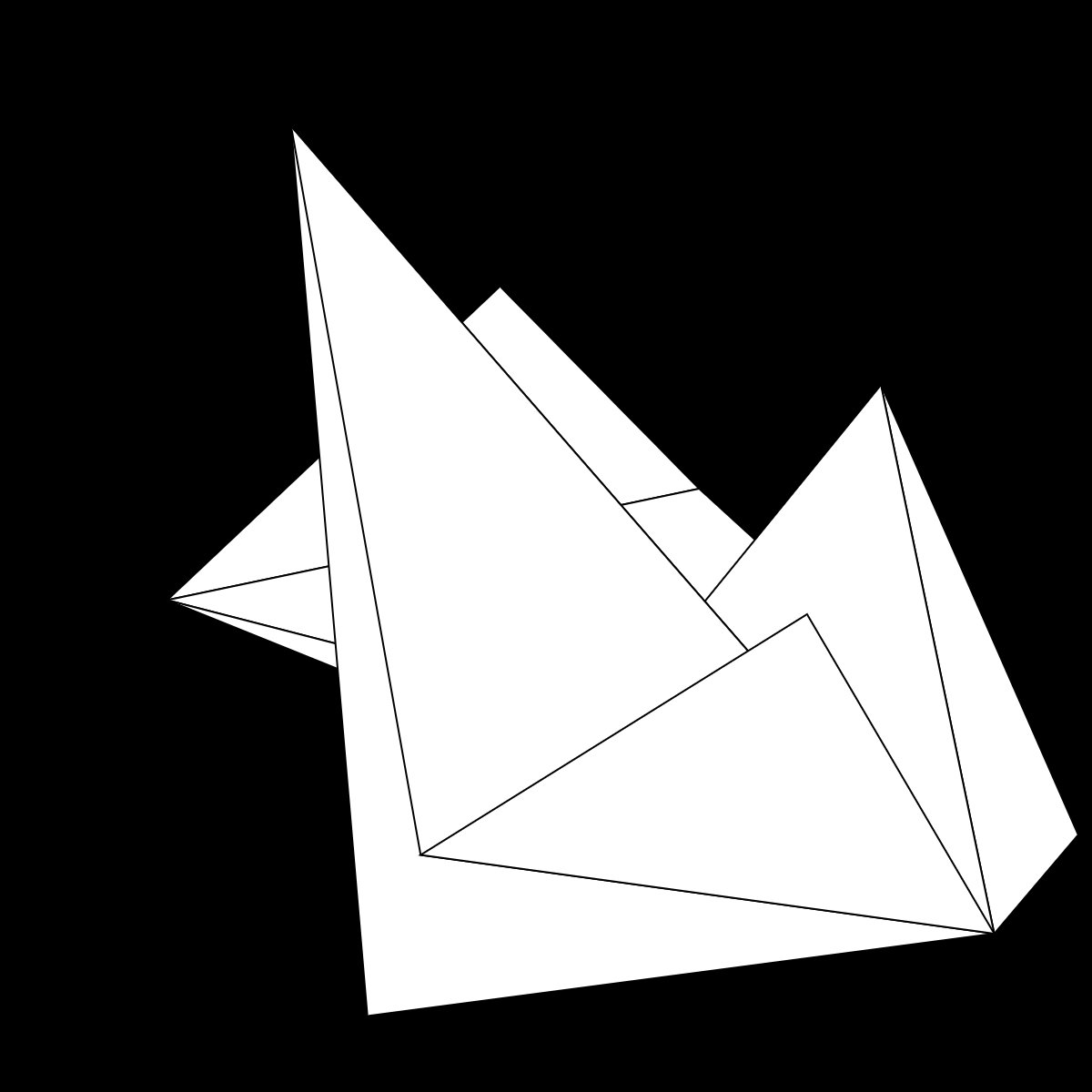 grosgg's tweet photo. Today's 5 min coding: Weird Origami
#creativecoding #generativeart #p5js https://t.co/Q6A5YYrLQJ