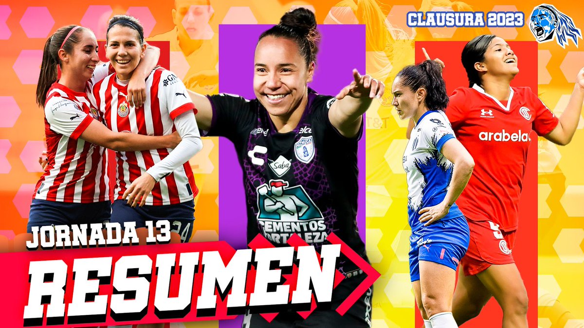 CancherasMX's tweet photo. Regresamos después de la Fecha FIFA 🇲🇽 Todo lo ocurrido en la jornada 13 de nuestra @LigaBBVAFemenil ⚽️ @LichaCervantes vuelve al ruedo 🤟🏽 y la tercia de goles de @CharlynCorral con @TuzosFemenil 🏆 Mira el video aquí 👉🏼 https://t.co/9sjJNW9BdA https://t.co/arsa1XlD4I