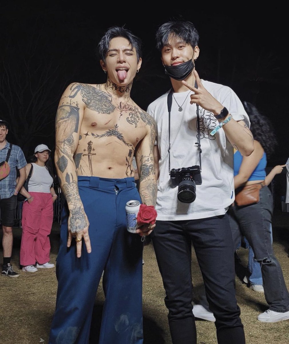 John and Ian at Coachella 🔥