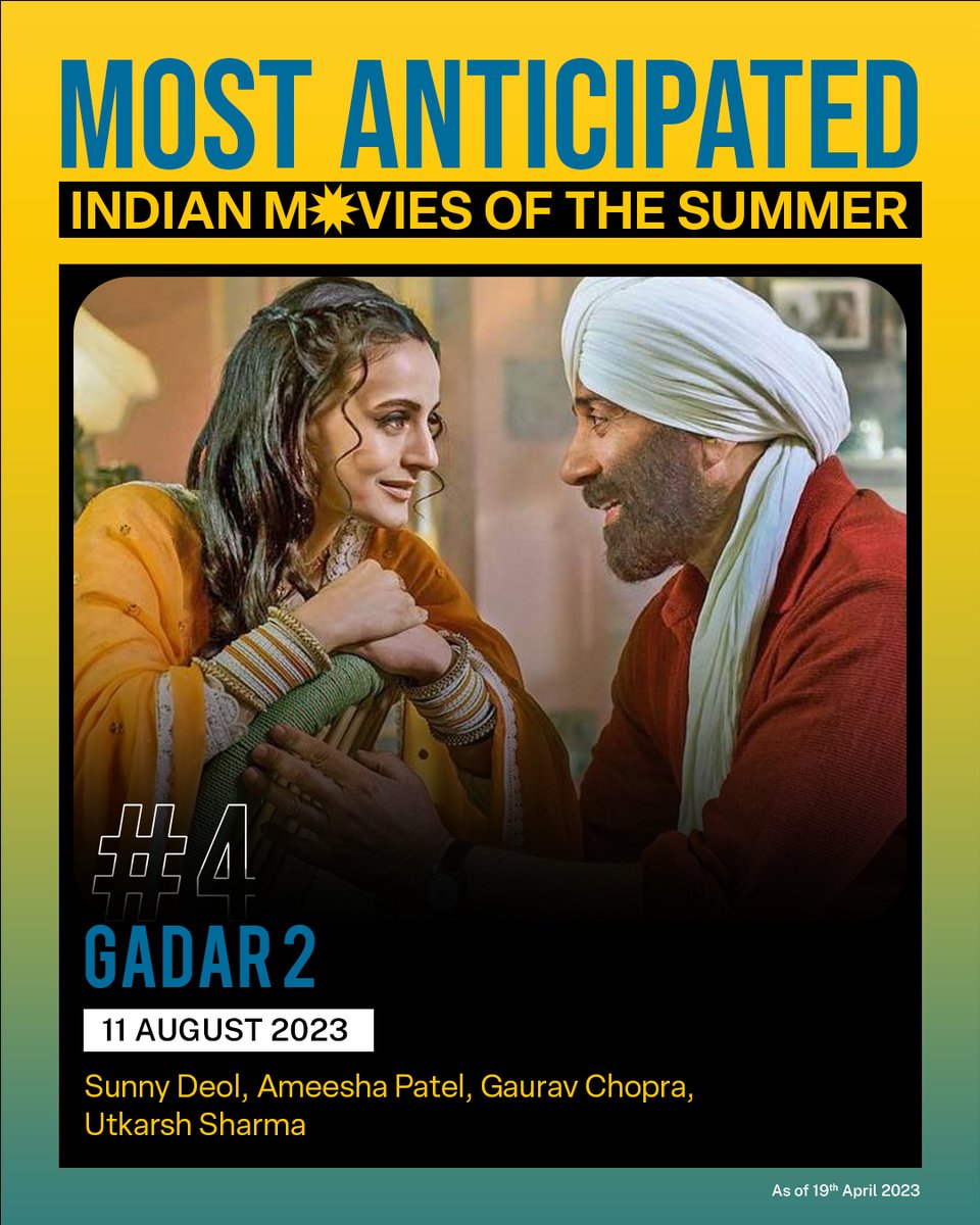 IMDb_in's tweet photo. Gadar 2: https://t.co/vT1s6oSGm3