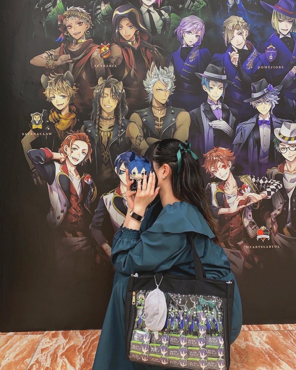 ツイステ展最高でした😭👏✨
やっとマレウスくんに会えた💚
 #ツイステ  #ツイステ展