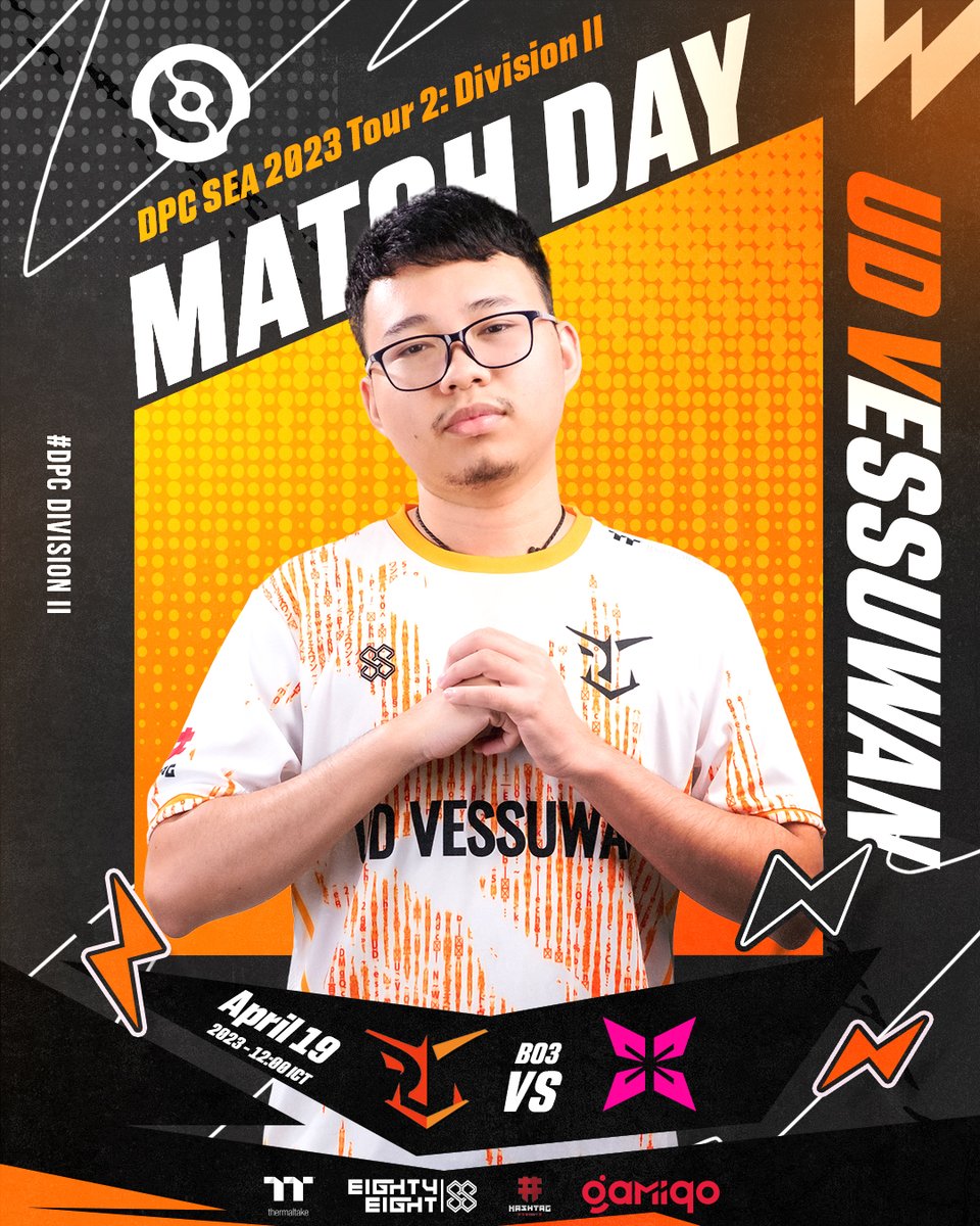 TeamUDV's tweet photo. Back to DPC Division II after Songkran Festival🥳  Today we have a match against @XERXIAESPORTS . live streaming : https://t.co/zR2lOlHyBD 💪💪 #UDVUnite #DPCSEA2023 https://t.co/TjfyOxk6xq