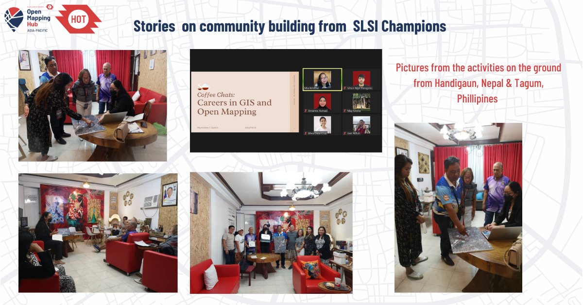 openmapping_ap's tweet photo. We are excited to share stories of impact from the ground from our She Leads and She Inspire champions. This joint project from Nepal & Philippines aimed to foster community awareness and knowledge about cultural and heritage mapping.
#SLSI #SheLeadsSheInspires #OSM https://t.co/lhMZpMKTcs
