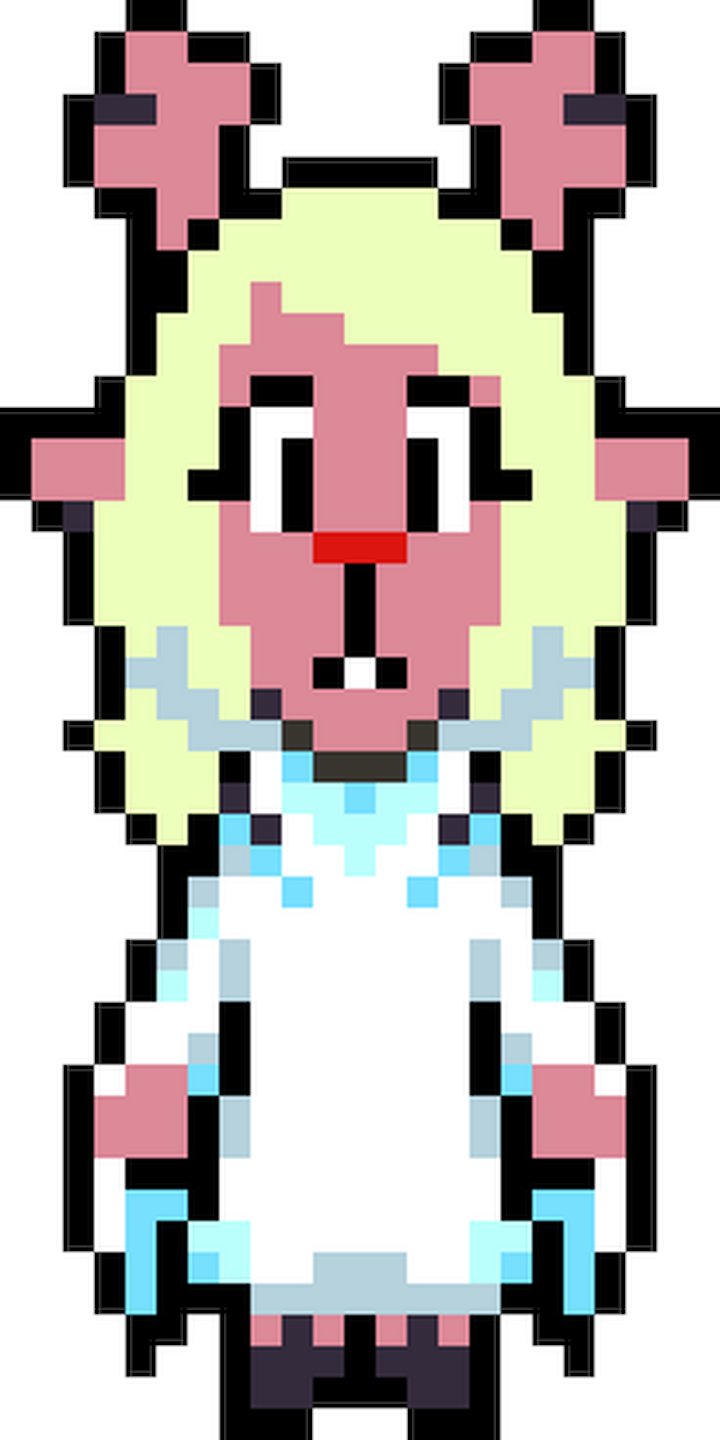 Deltarune Noelle Sprite animation