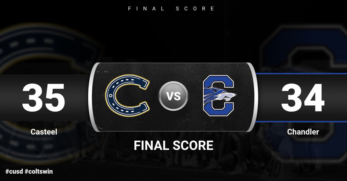 CasteelLadyFlag's tweet photo. What a game!  Came down to the last drive. https://t.co/WwIRq1dmVk