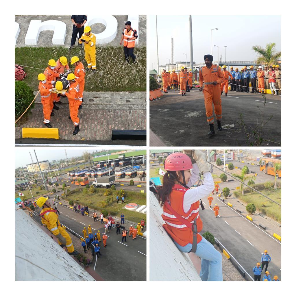 IOCLManipur's tweet photo. ERD conducted at Imphal Depot with District Administration, Fire Service, NDRF Team, Red Cross Society https://t.co/XasEVOJePL