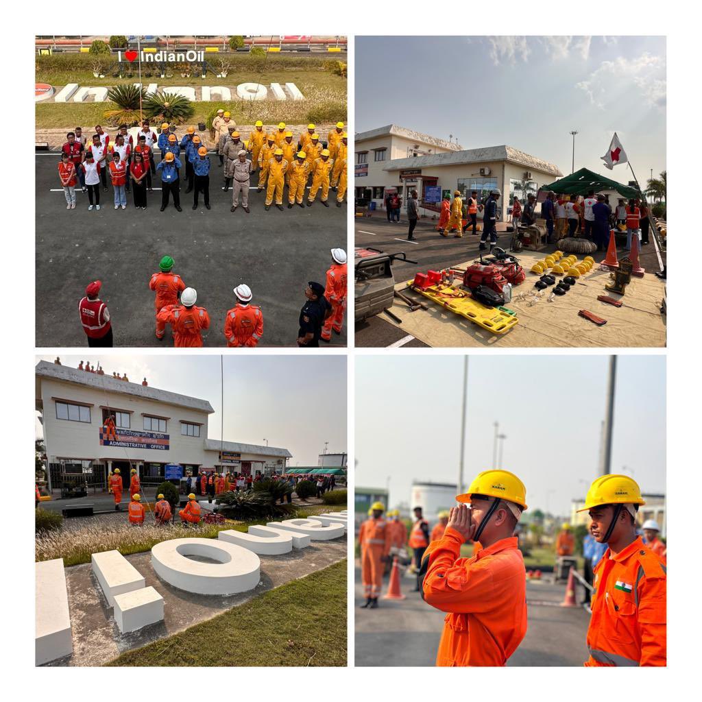 IOCLManipur's tweet photo. ERD conducted at Imphal Depot with District Administration, Fire Service, NDRF Team, Red Cross Society https://t.co/XasEVOJePL