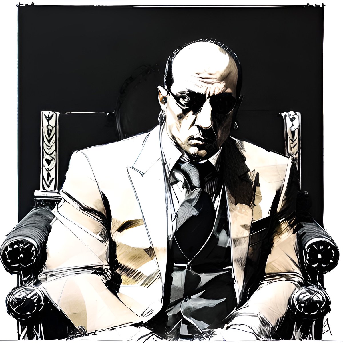 Giuseppe_Artist's tweet photo. jackie il lupo #mafiosoart #mobart #boss #starvingartist #penandink https://t.co/1CvyHtcBBw