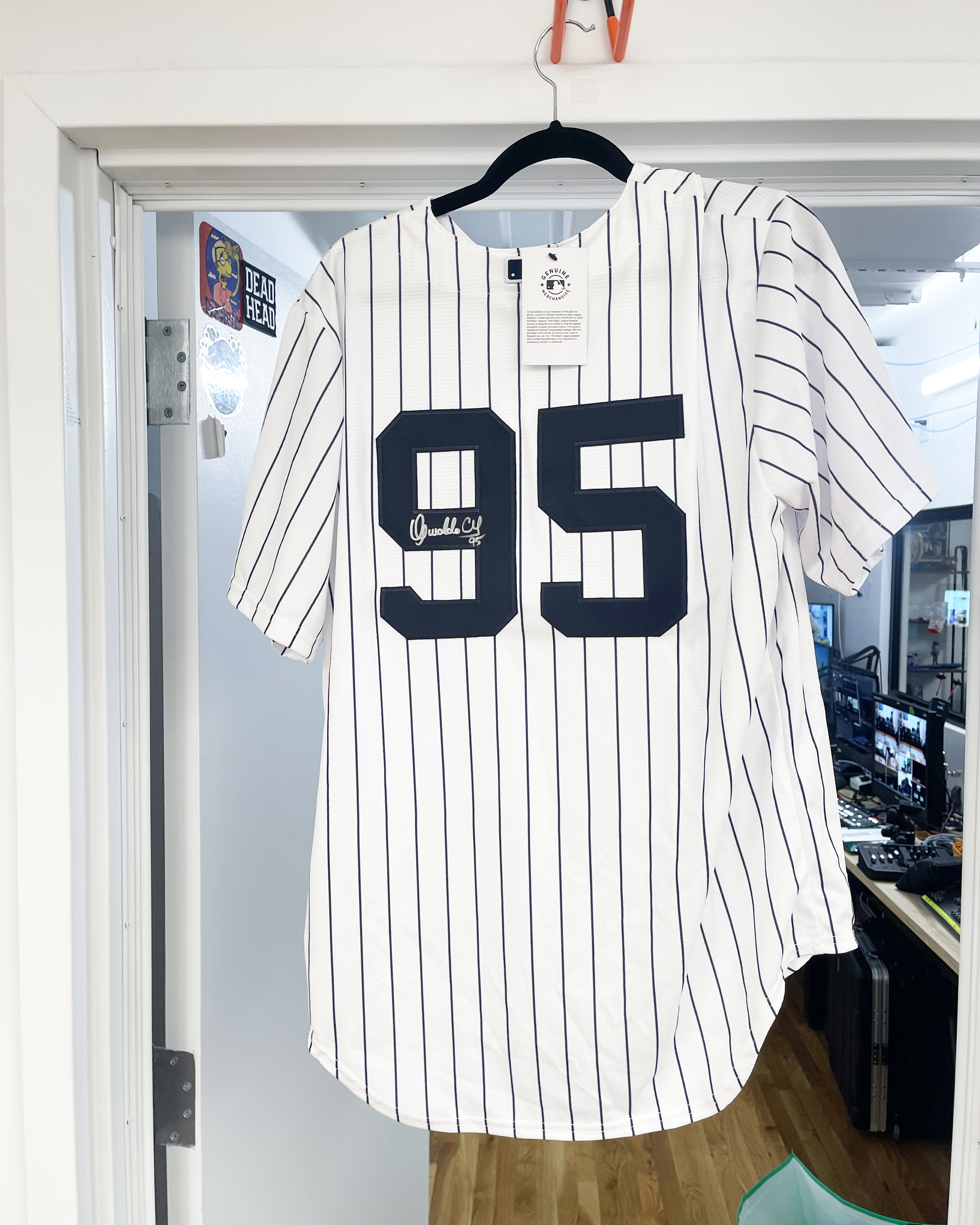 Talkin' Yanks on X: We're giving away a signed Oswaldo Cabrera jersey  thanks to @CXSTUFF! Enter for a chance to win by replying with how many  doubles you think Oswaldo will hit