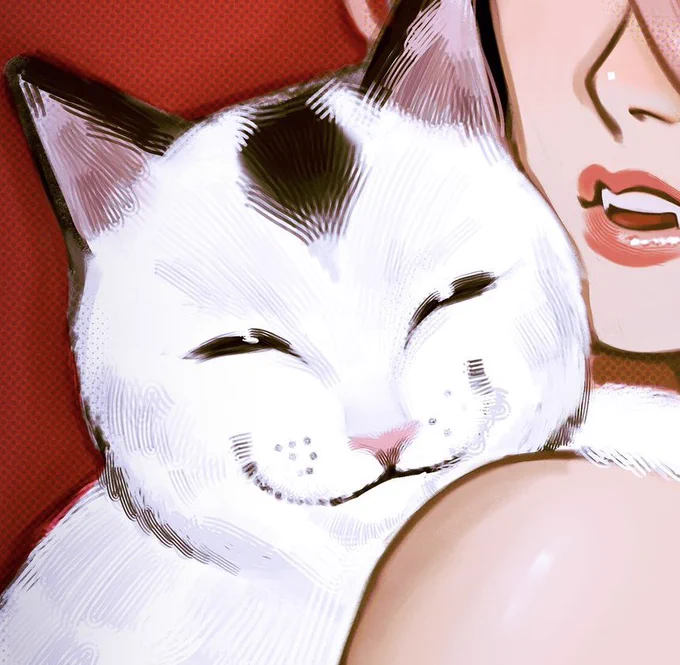meowy.  