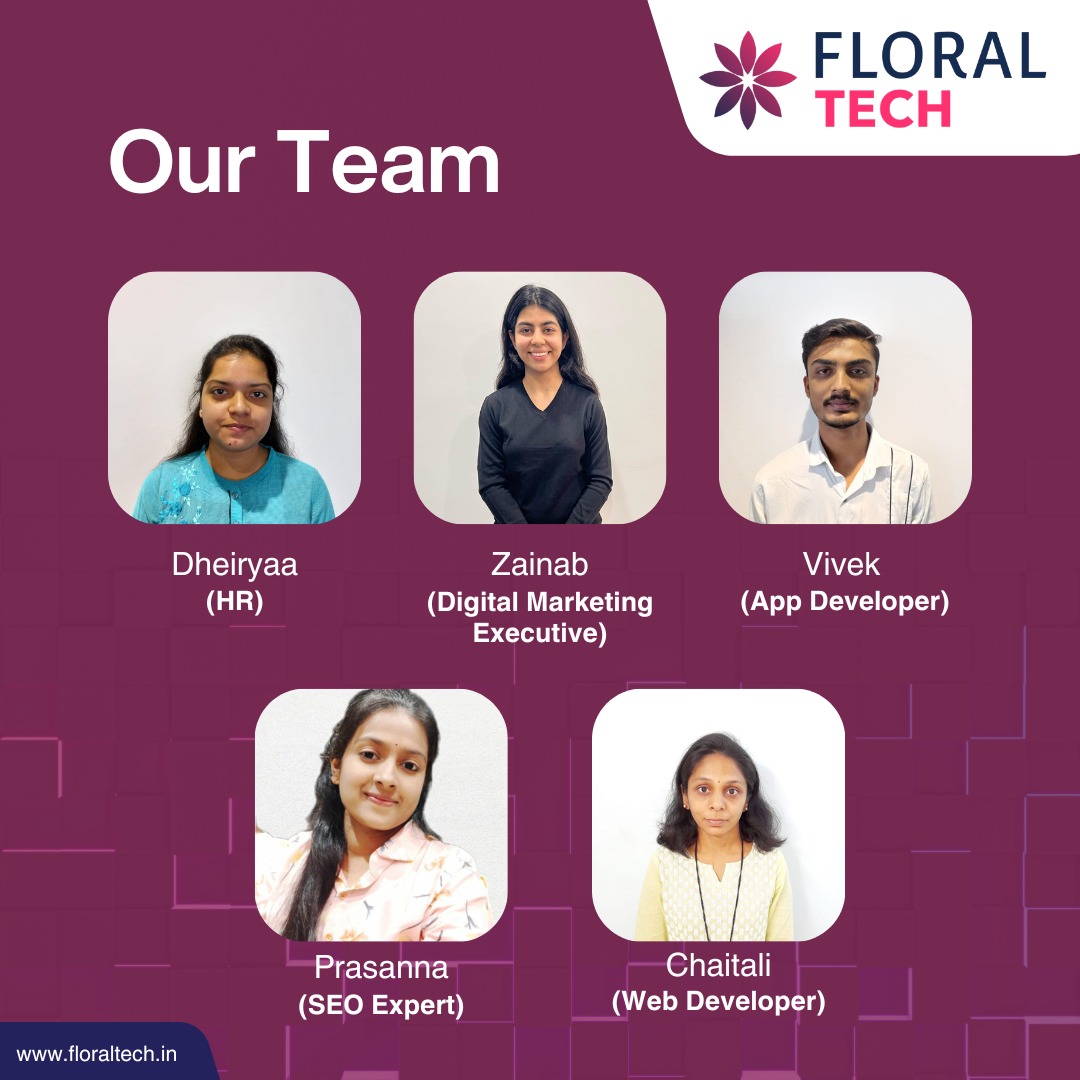 vermilliontech's tweet photo. Meet our #digitalmarketing ninja, creative web wizard, search engine whisperer, HR magician, and app development mastermind! Our team at #floraltech delivers magical results to kickstart your business's online presence. #growthmarketing #techagency #hiring https://t.co/EPX45muCze
