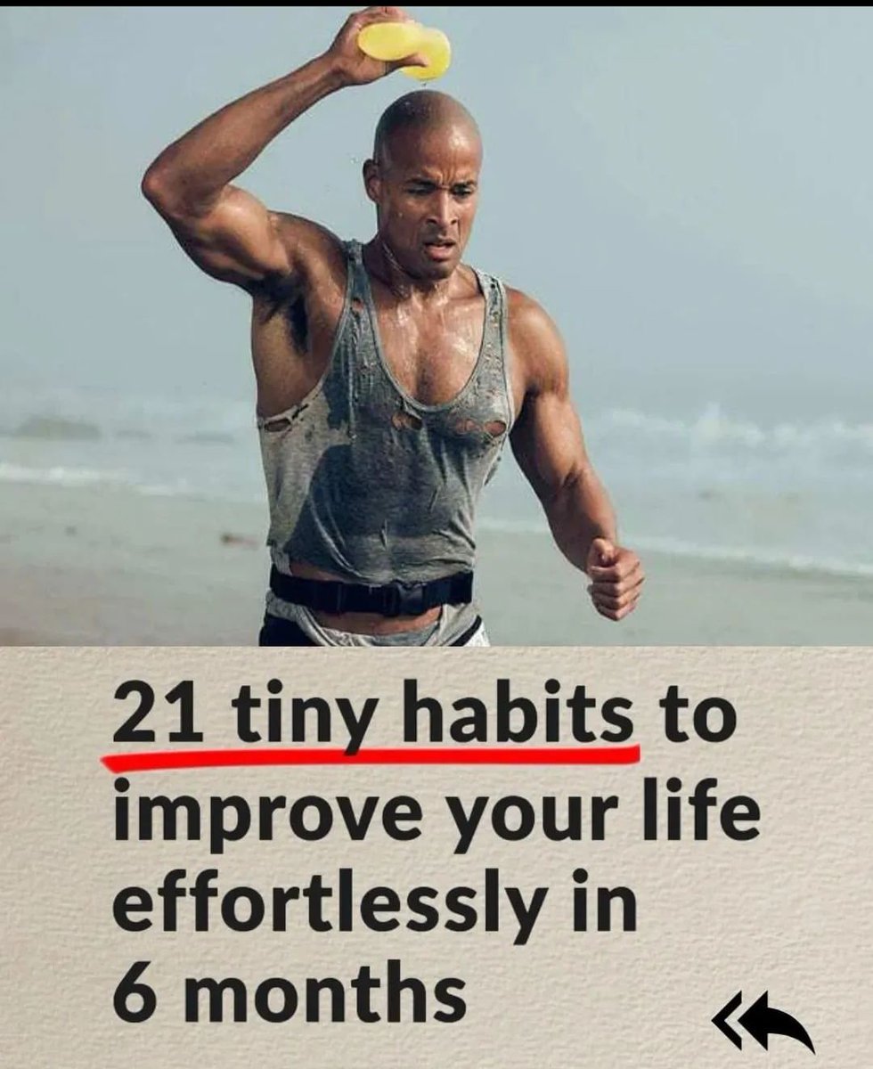 21 tiny habits to improve your life effortlessly in 6 months https://t ...
