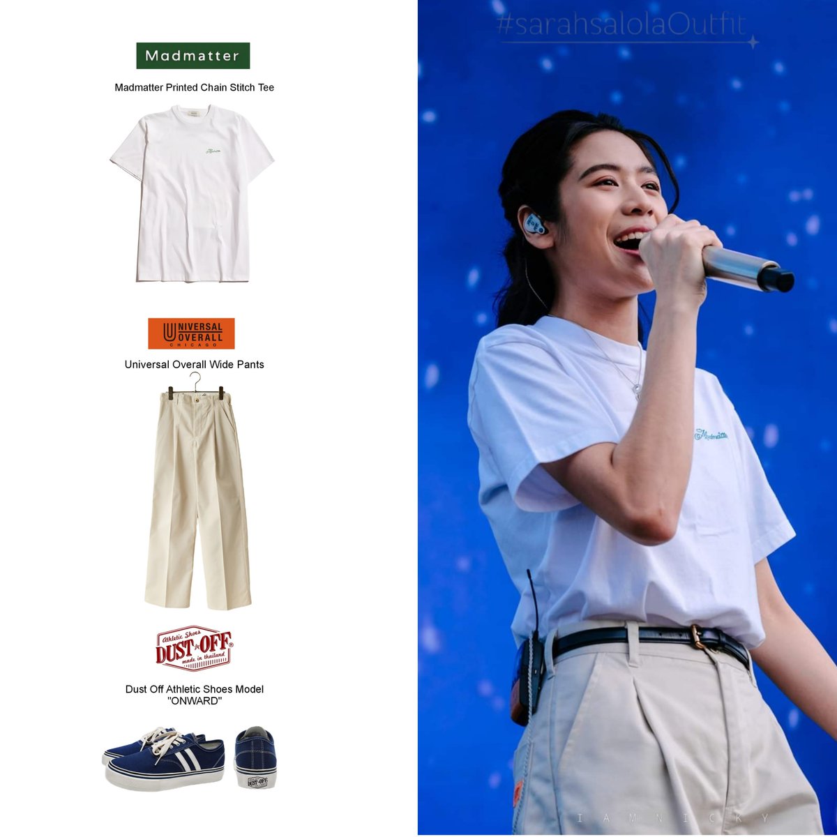 sarahoutfit's tweet photo. 3122022 | #SeasonofLoveSong
#madmatterstudio Madmatter Printed Chain Stitch Tee
#universaloverall_th
Universal Overall Wide Pants
#dustoff_shoes
Dust Off Athletic Shoes Model "ONWARD"
#sarahsalola #outfit #fastyle #fashion #SOLS12 #marr #singer #TPOP
📷.I A M N I C K Y https://t.co/IvGogPijKj
