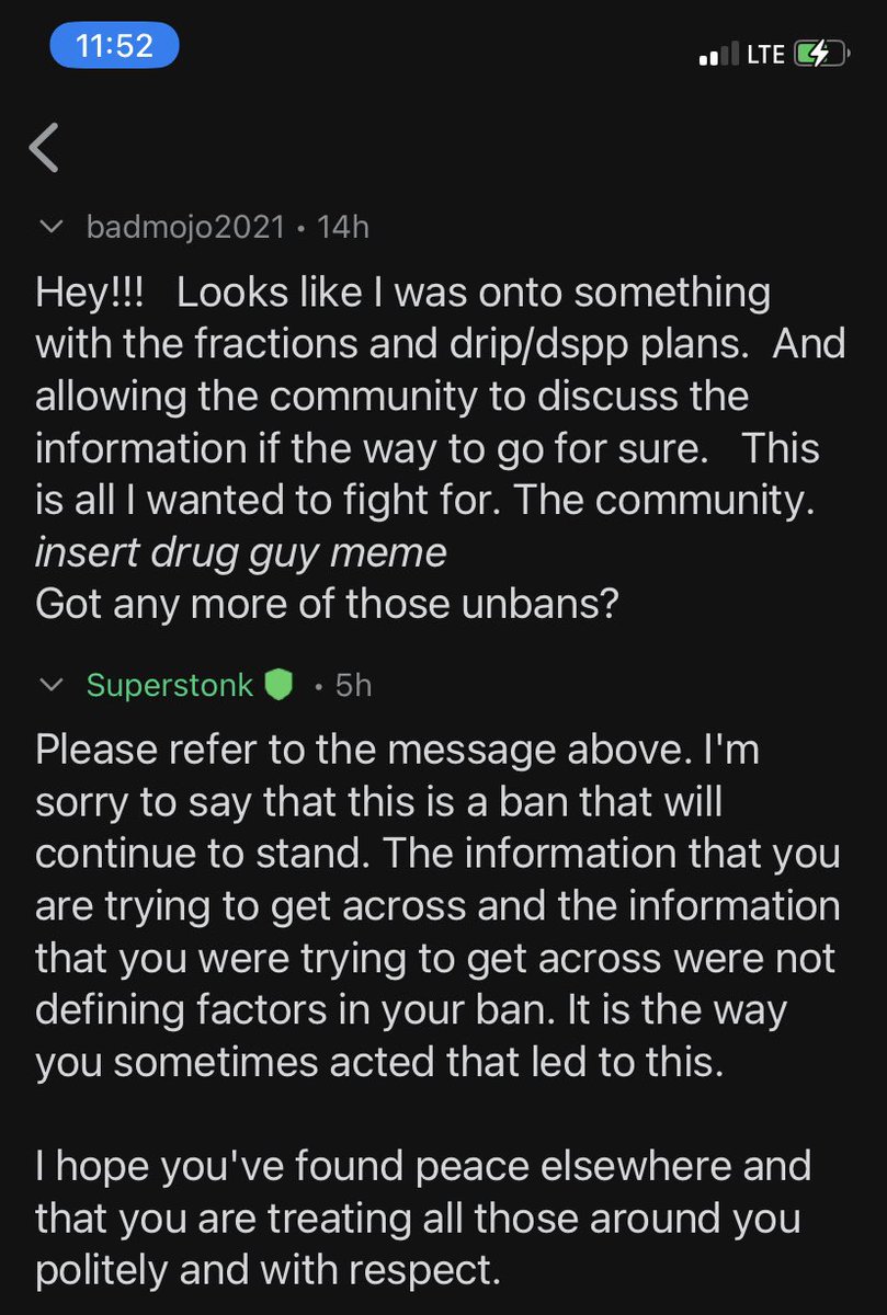 badmojo6969's tweet photo. LET THE MIGRATION BEGIN.  Killing discussion by silencing and gaslighting.  They are lying RIGHT TO YOUR FACE #SuperStonk. #GME #DRS #BOOK https://t.co/4k2oS9Os2t