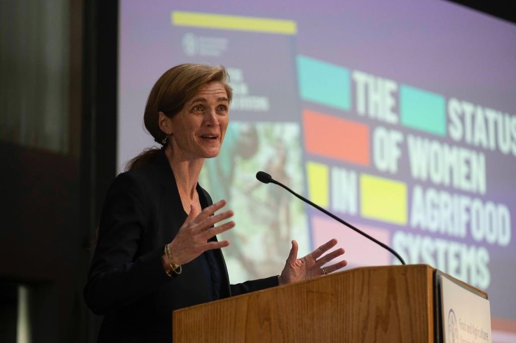 jemimah_njuki's tweet photo. Delighted to join the launch of @FAO Status of Women in Agrifood systems report in DC where @SamanthaJPower announced US $ 335M to support women’s resilience including in humanitarian situations. More investments needed to make good systems work for women @USAID @UN_Women https://t.co/DTME10ZrTH