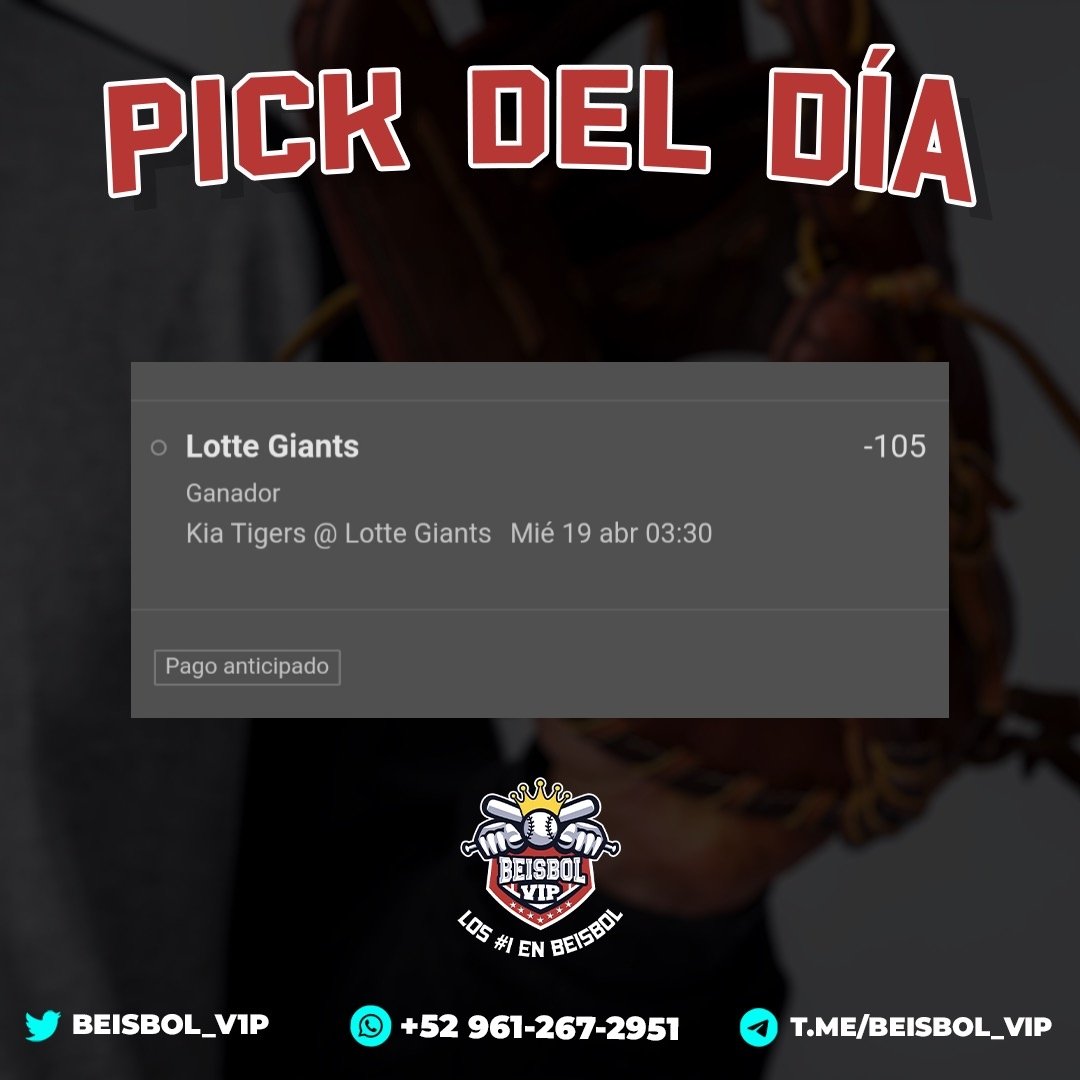 Beisbol_VIP's tweet image. #Freepick de #KBO ⚾🍀