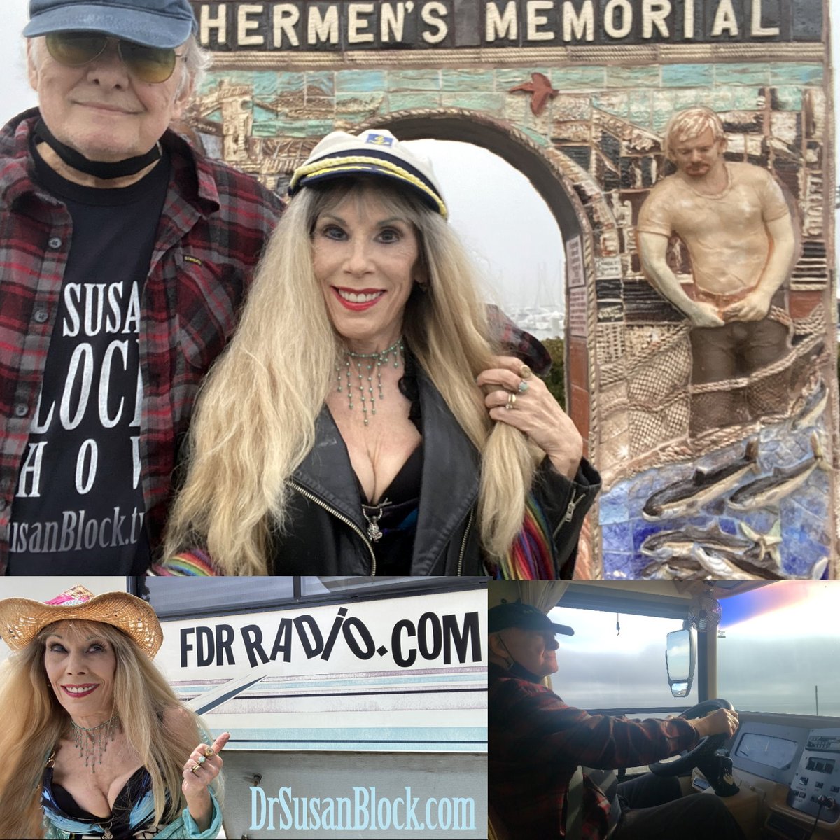 drsuzy's tweet photo. Our Great 31st Anni #RV Adventure was much  Misadventure🙃 but we had #MakeUpSex #TheBonoboWay🐵 Thx @Deauxma 4 My #Cowgirl Hat🤠 #LegAvenue 4 My #Stockings💋 +MAX 4 #31Years of #TrueLove +#Kisses💖Note the #SelfLoving #Fisherman behind us🤣 #EattheRich: https://t.co/wqbNte9uPO💒 https://t.co/2PrdGy4679